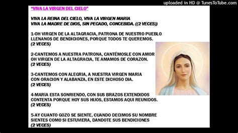 Viva La Reina Del Cielo Canto Joven Youtube