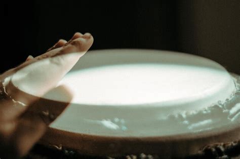 Premium Photo Close Up Of Hand Playing Drums Double Exposure