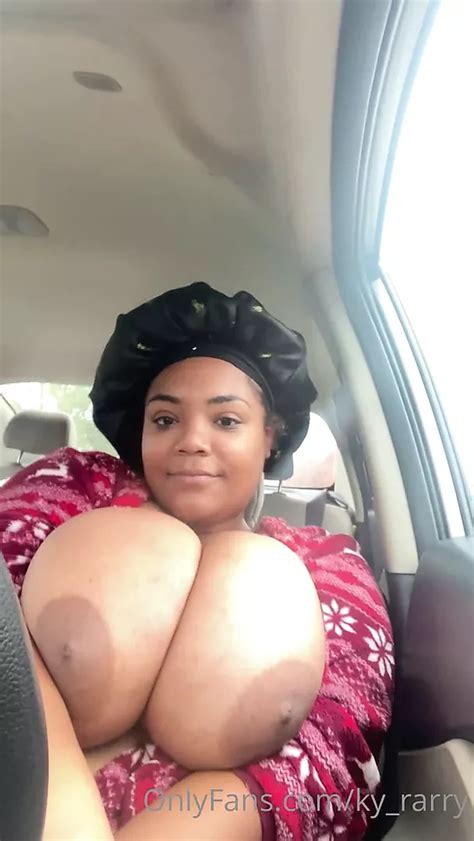 Black BBW Topless Driving Big Tits Solo American Amateur Porn XHamster