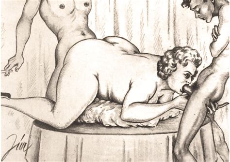 Vintage Erotic Drawings Toons Porn Pic