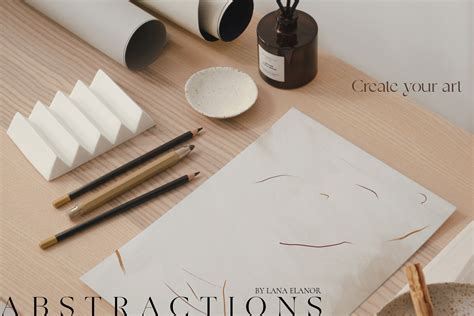 Abstract Print Textures And Trend Abstract Retro Shapes Nude Etsy