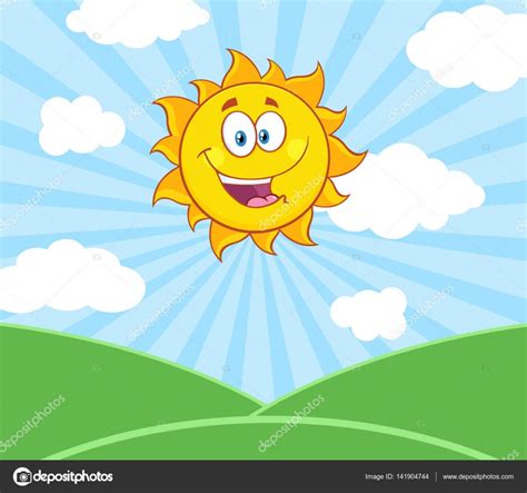 Sunshine Happy Sun Mascot Cartoon Stock Vector Image By ©hittoon 141904744