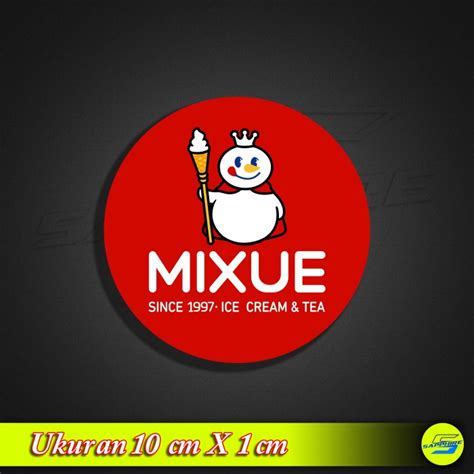 Jual Stiker MIXUE Sticker Logo Mixue Ice Cream & Tea 1997 - Lingkaran