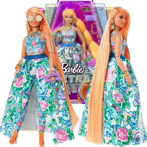 Barbie Lalka Extra Fancy Sukienka W Kwiaty Kotek Allegro Pl