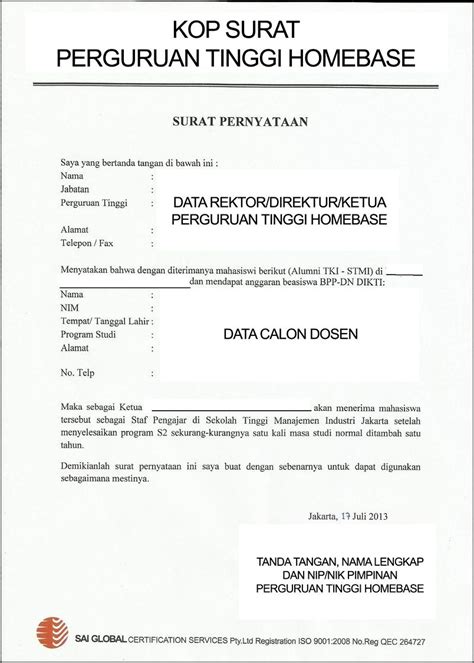 Contoh Surat Keterangan Sebagai Ketua Surat Keterangan Desain