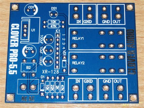 Набор для сборки платы защиты акустических систем