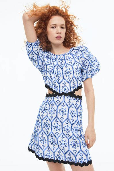 Broderie Anglaise Cut Out Dress