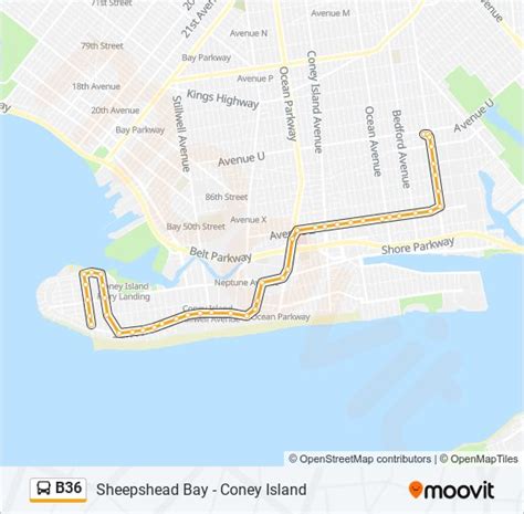 B Route Schedules Stops Maps Sheepshead Bay Avenue U Updated