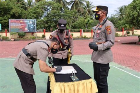 Kapolres Madina Pimpin Upacara Sertijab Wakapolres Dan Kasat