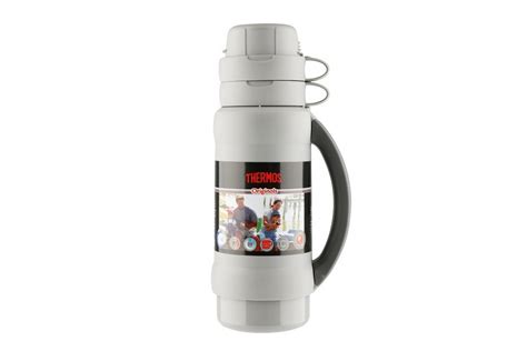 Термос Thermos 34 серия 1 литр, стеклянная колба, белый 923714-w ...
