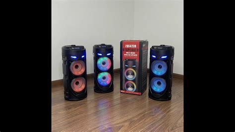 Портативная акустика BT SPEAKER ZQS-4239, 16Вт, черный - YouTube