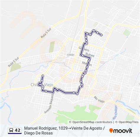 Ruta Horarios Paradas Y Mapas Manuel Rodr Guez Veinte De