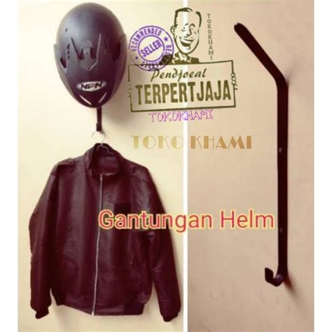 Jual Gantungan Helm Besi Cantolan Jaket Shopee Indonesia