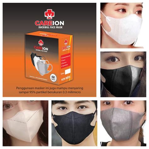 Jual Masker Duckbill Careion Dewasa Face Mask Masker Ply Duck Bill