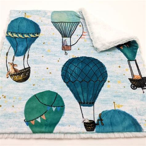 Hot Air Balloon Nursery Prints Gender Neutral Nursery Wall Etsy