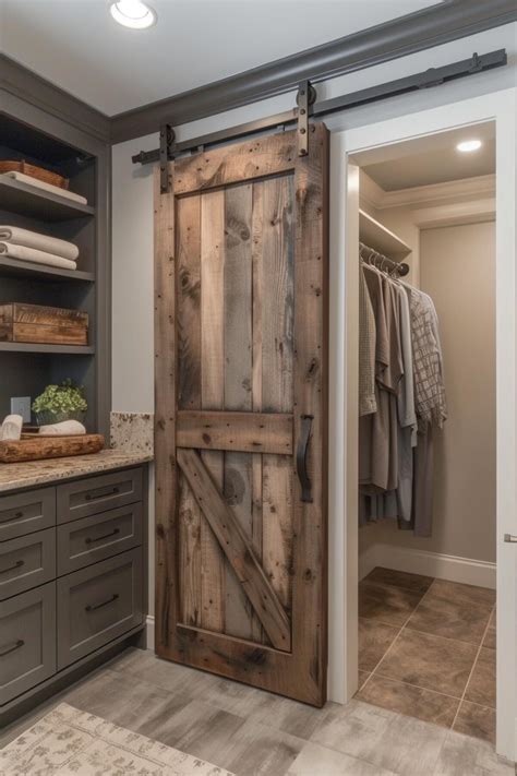 30 barn door closet ideas for a rustic space saving accent – Artofit