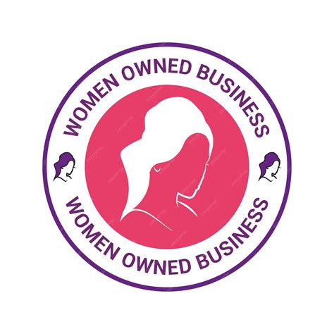 Premium Vector Women Owned Logo Women Owned Vector Logo Design Women