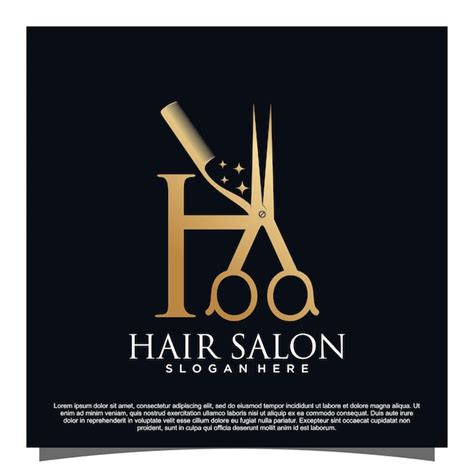 Premium Vector Luxury Hair Salon Logo Design Premium Vector