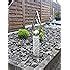 GRANIT Palisade Säulen Set Säule 50 60 70cm mit 120mm Edelstahlkugel