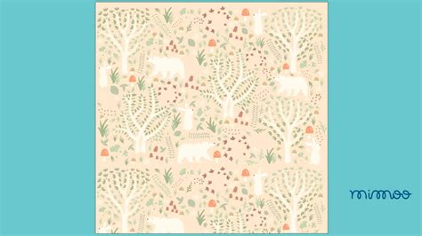 PAPEL DE PAREDE FLORESTA NUDE MIMOO TOYS 3d Model