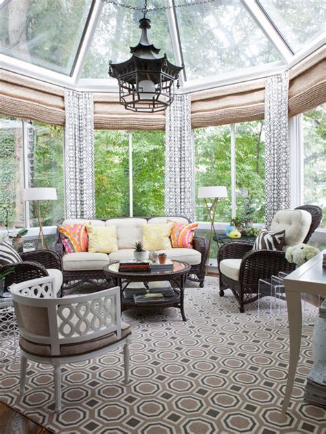 Sunroom Curtains | Houzz