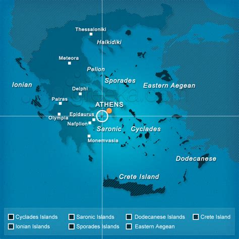 Map of Aegina island, Greece - Greeka.com