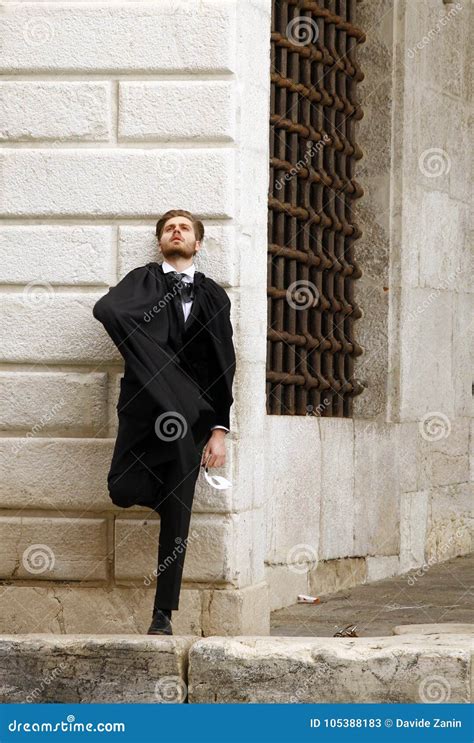 Italian Amateur In Venice For Carnival Casanova Style Editorial Stock Photo Image Of