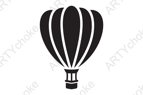 Hot Air Balloon SVG File For Cricut Graphic By Artychoke Design