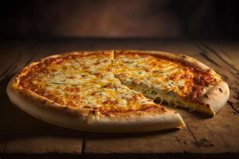 Premium Photo Cheese Pizza Illustration Images