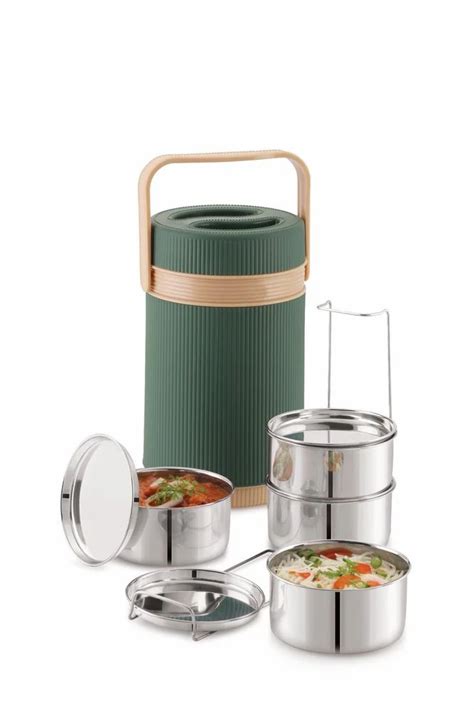 Liza Hot Star Insulated Stainless Steel Tiffin Box For Office Men Women At Rs Piece