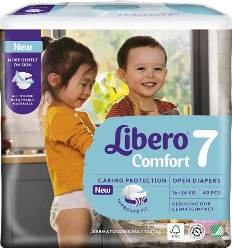 Blöjor Comfort 7 16 40 P Libero Mathem