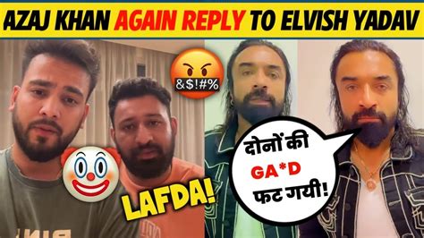 Ajaz Khan AGAIN Aggressive Reply To Elvish Yadav Rajat Dalal L Ajaz