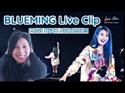 Reaction To Iu Blueming Live Clip At Tour Concert Love Poem Her