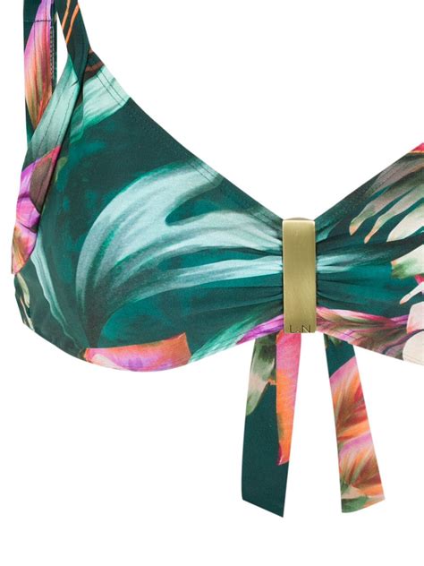 Lygia Nanny Anne Leaf Print Bikini Farfetch