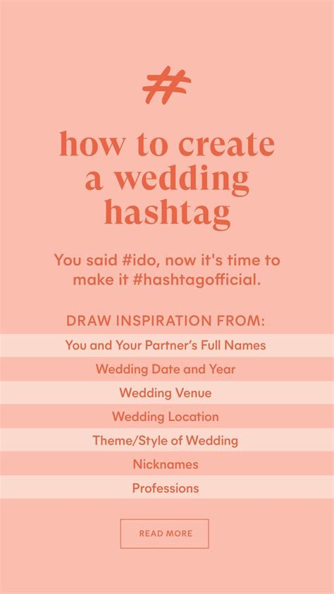 6 Ways to Use Your Wedding Hashtag: Tips and Examples