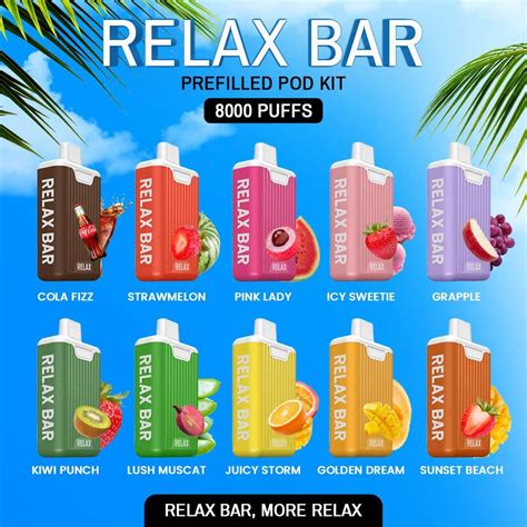 RELAX BAR 8000 PUFFS DISPOSABLE Super Fast Malaysia