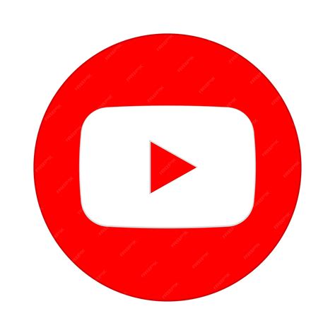 Premium Vector Youtube App Round Icon Social Media Logo Vector