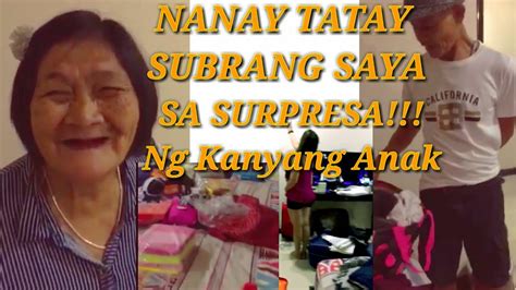 Nanay At Tatay Subrang Saya Sa Surpresa Ng Kanyang Anak Youtube