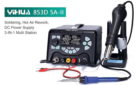 Yihua D A Hot Air Gun Rework Station A Dc Power Supply In Functions Rework Soldering