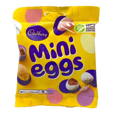 Cadbury Mini Eggs Bag 80g Available At British Bundles