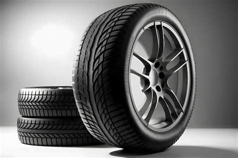 Premium AI Image | New car wheels for auto industry service and ...