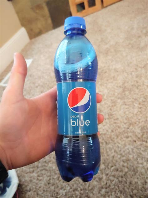 Just got my bottle of Pepsi Blue today : r/Pepsi