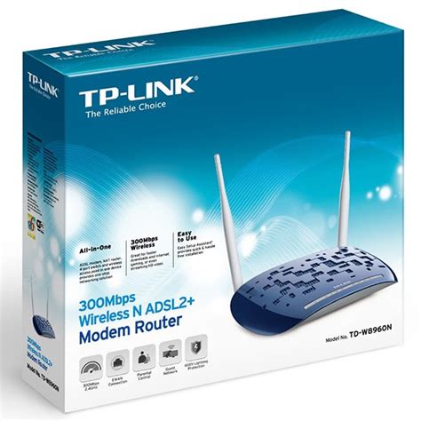 TP-LINK 300Mbps Wireless N ADSL2+ Modem Router TD-W8960N | Shopee Malaysia