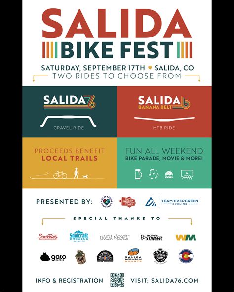 Bike Fest Poster Ig Size Salida Mountain Trails