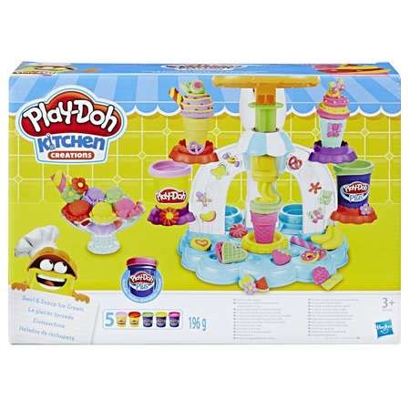 Пластилин Play-Doh Фабрика мороженого 5 цв. купить по цене 679 ₽ в ...