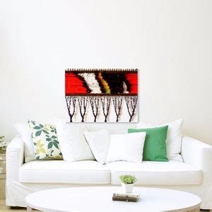 Hand woven tapestry.published in handmade business magazine, unique fiber art ..natural fibers