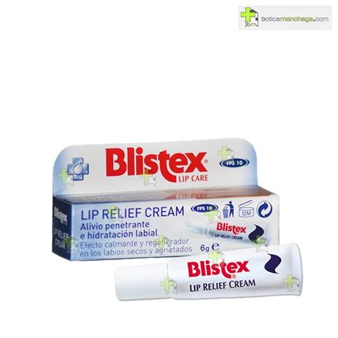 Comprar Blistex Lip Relief Cream SPF10 en caja BoticaManchega.com