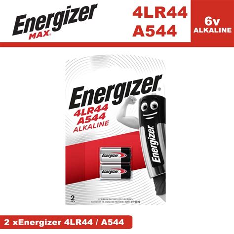 Energizer A544 4lr44 6v Alkaline Battery 2pcs Per Pack Shopee Singapore