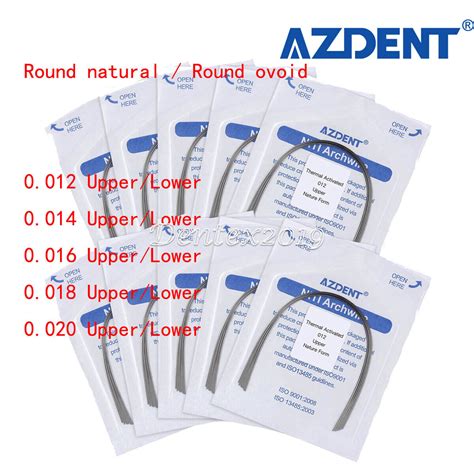 Azdent Dental Orthodontic Arch Wire Thermal Activated Niti Round