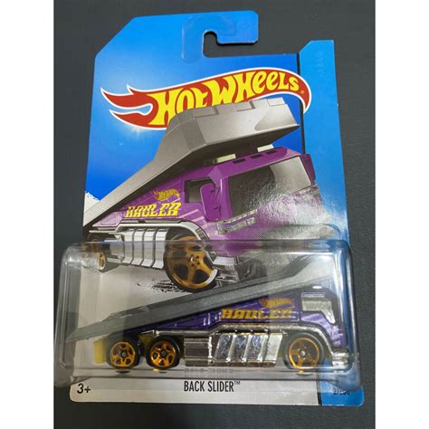 風火輪 Hot wheels Hotwheels BACK SLIDER 斜板 拖車 紫 蝦皮購物